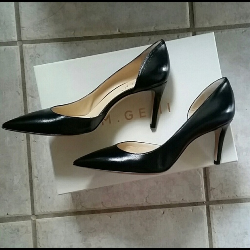 🎉🎉🎉Host Pick M.Gemi Black Heels, The BIS 38.5